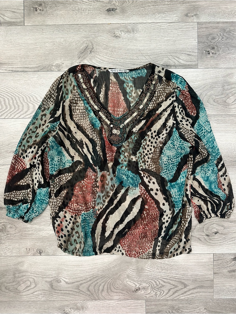 Retro See Through Long Sleeve